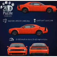 RAVENSBURGER 3D puzzle Iconics: Dodge Challenger Scat Pack Widebody 108 dielikov
