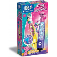 CLEMENTONI IDEA Kreatívna súprava na výrobu zvýrazňovačov Trendy Animals