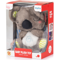 CHIPOLINO Plyšová dýchajúca hračka s hudbou Koala - béžová