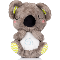 CHIPOLINO Plyšová dýchajúca hračka s hudbou Koala - béžová