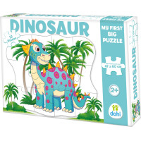 DOHÁNY Podlahové obrysové puzzle Dinosaurus 12 dielikov
