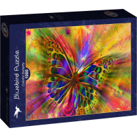 BLUEBIRD Puzzle Pestrofarebný motýľ 1000 dielikov