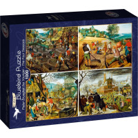 BLUEBIRD Puzzle Štyri ročné obdobia 1000 dielikov