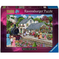 RAVENSBURGER Puzzle Domček pri trate 1000 dielikov