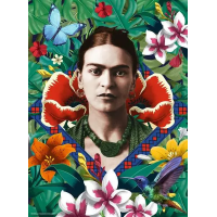 RAVENSBURGER Puzzle Frida Kahlo: Kvitnúce fantázie 500 dielikov