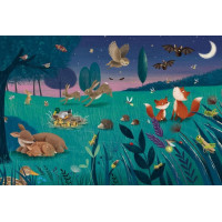 SCHMIDT Puzzle Lesné a lúčne zvieratá 3x24 dielikov