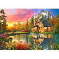 BLUEBIRD Puzzle Horská chata 1000 dielikov