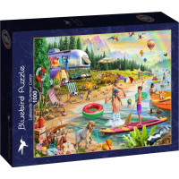 BLUEBIRD Puzzle Letný tábor Lakeside 1000 dielikov