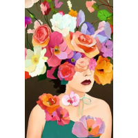 RAVENSBURGER Puzzle Moment: Kvetinová hlava Ruža 200 dielikov