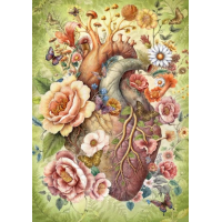 CHERRY PAZZI Puzzle Nežný rozkvet lásky 1000 dielikov