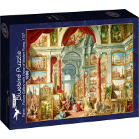 BLUEBIRD Puzzle Obrazová galéria s pohľadmi na modernú Rím 1000 dielikov