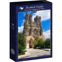 BLUEBIRD Puzzle Pohľad na katedrálu v Remeši 1000 dielikov
