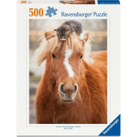 RAVENSBURGER Puzzle Poník a mačiatko 500 dielikov