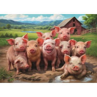 RAVENSBURGER Puzzle Prasiatka 500 dielikov