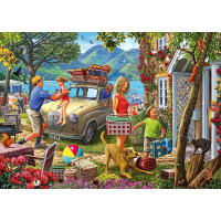 RAVENSBURGER Puzzle Prázdninové útočisko 1000 dielikov