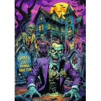 TREFL Puzzle Premium Plus Hall of Horror: Zombie 1000 dielikov