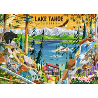 RAVENSBURGER Puzzle Priezračné jazero Tahoe 1000 dielikov