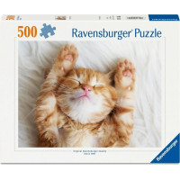 RAVENSBURGER Puzzle Spiaci chlpáčik 500 dielikov