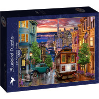 BLUEBIRD Puzzle Električka v San Franciscu 1000 dielikov