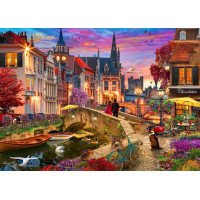 BLUEBIRD Puzzle Večer pri vodnom kanáli 1000 dielikov