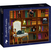 BLUEBIRD Puzzle Vintage knižnica 1000 dielikov