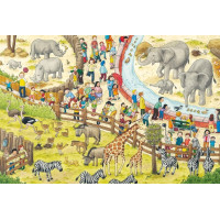 SCHMIDT Puzzle Zábava v Zoo 3x48 dielikov