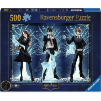 RAVENSBURGER Svietiace puzzle Harry Potter: Svietiaci Patrón 500 dielikov
