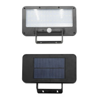 Solight LED solárne osvetlenie so senzorom, 5W, 500lm, 4000K, Li-Ion, čierna