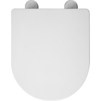 Aqualine ISABELLA WC sedátko, Soft Close, Easy Take, biela (ES8516) PS8516