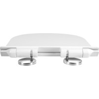 Aqualine CARLO WC sedátko, SLIM, Soft Close, Easy Take, biela PRX.101.855