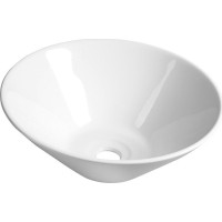 Aqualine COMILLAS keramické umývadlo na dosku, 42x15 cm, biela BH7012