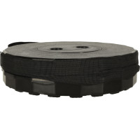 Skladacia kempingová stolička - čierna