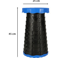 Skladacia kempingová stolička - modrá