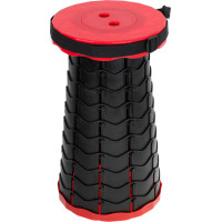 Skladacia kempingová stolička - červená