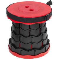 Skladacia kempingová stolička - červená