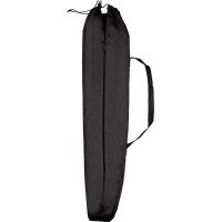 Skladacia turistická posteľ LUARO XXL - 150 kg - čierna