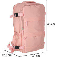 Cestovný batoh 45x30 cm - ružový