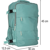 Cestovný batoh 45x30 cm - zelený