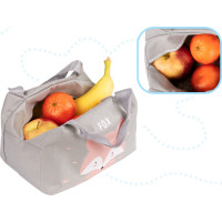 Termoizolačná taška na jedlo - šedá - Líška