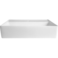 Aqualine CALLIS keramické umývadlo na dosku 52x42cm, biela NP372