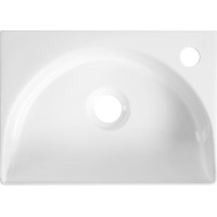 Aqualine RUBIC keramické umývadlo 34x25cm, biela NP452