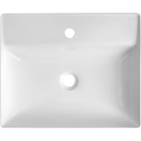 Aqualine CALLIS keramické umývadlo na dosku 52x42cm, biela NP372