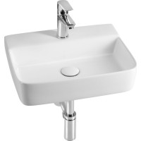 Aqualine CRISTY keramické umývadlo 45x34cm, biela NP381