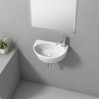 Aqualine LIZA keramické umývadlo 40x27cm, biela NP412