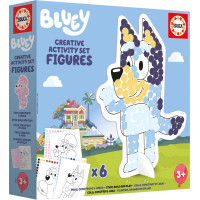 EDUCA Kreatívna sada so šablónami Bluey