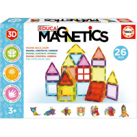 EDUCA Magnetická stavebnica Magnetics 26 dielikov