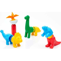 SMARTMAX Magnetická stavebnica Moji prví dinosaury 14 dielikov