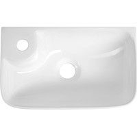 Aqualine BELLE keramické umývadlo 36x22cm, biela NP365