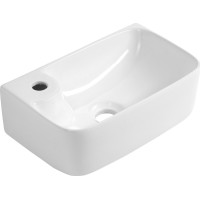 Aqualine BELLE keramické umývadlo 36x22cm, biela NP365