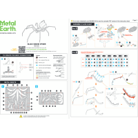 METAL EARTH 3D puzzle Čierna vdova